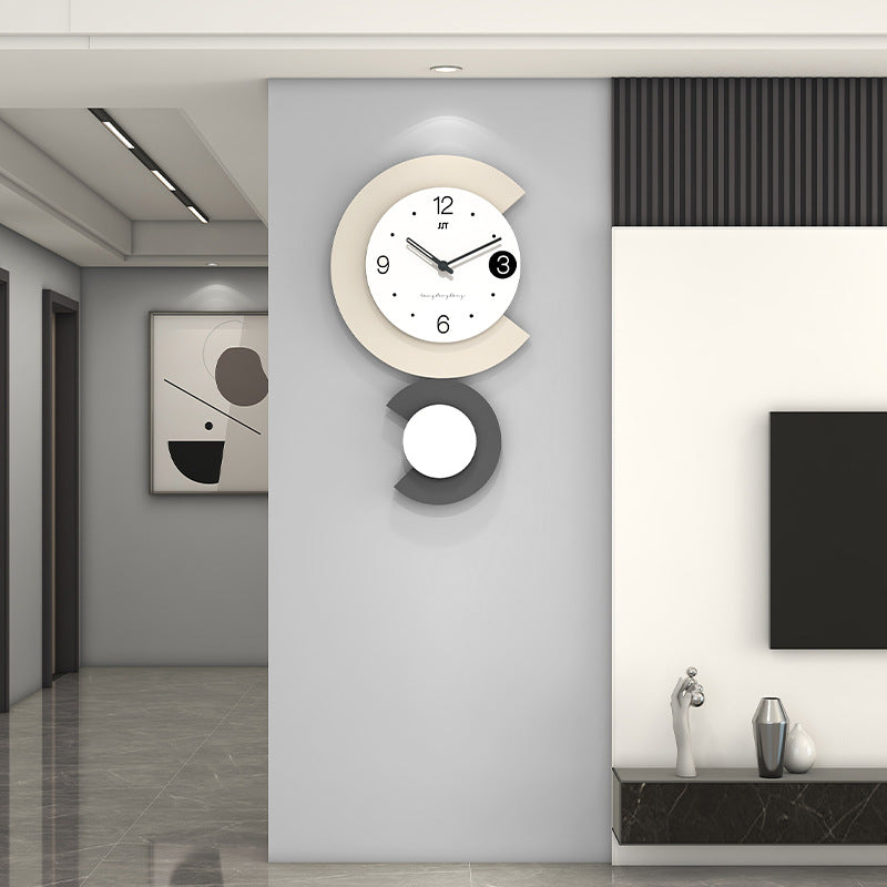 Vivolux | Moderne LED-Lampe Stille Wanduhr für Wohnzimmer