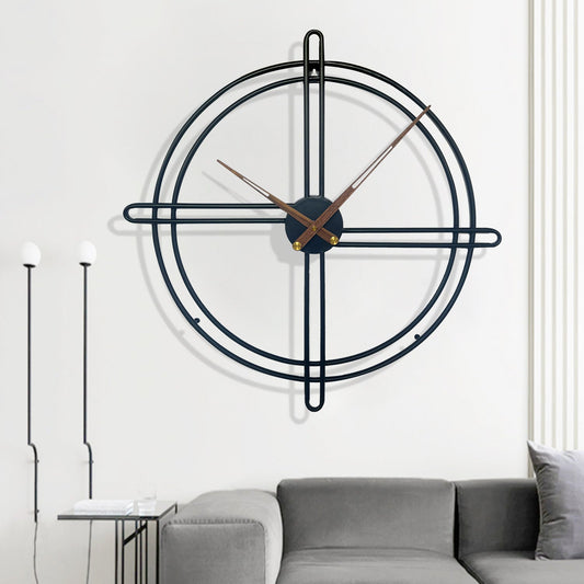 Vivolux | Nordische dekorative große Wanduhr für das Wohnzimmer 23 Zoll