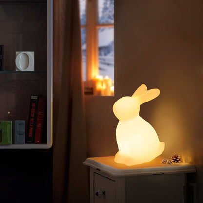 Vivolux | Zeitgenössische kreative Rabbit PE LED Tischlampe für das Schlafzimmer