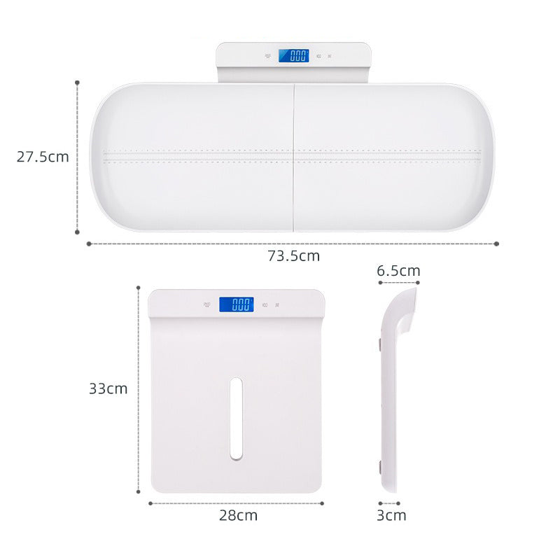 Vivolux | Baby-Waage Digitaler Gewichtstracker mit LCD
