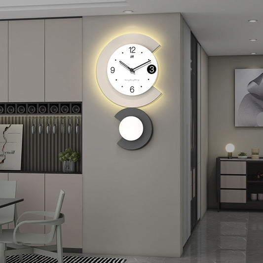 Vivolux | Moderne LED-Lampe Stille Wanduhr für Wohnzimmer