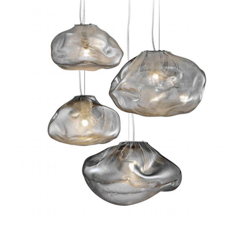 Vivolux | CloudNova Glas Pendelleuchte | Modernes Design | Einzigartiger Wolken-Look | Stimmungsvolle Beleuchtung
