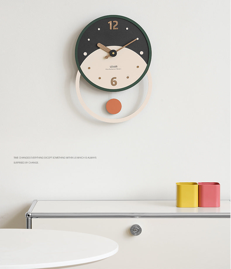 Vivolux | Nordic Minimalist Wanddekoration Uhr für das Wohnzimmer