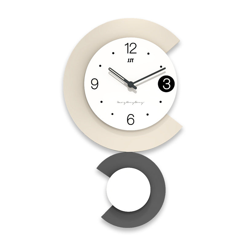 Vivolux | Moderne LED-Lampe Stille Wanduhr für Wohnzimmer