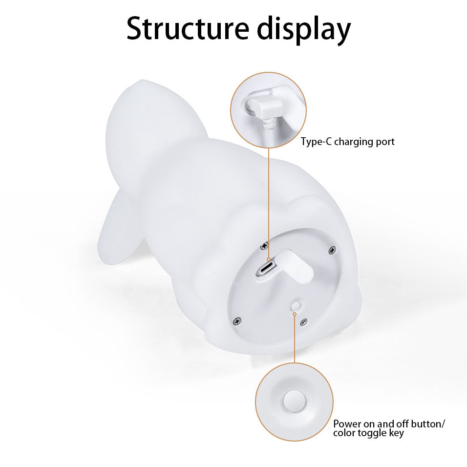 Vivolux | Zeitgenössische kreative Rabbit PE LED Tischlampe für das Schlafzimmer