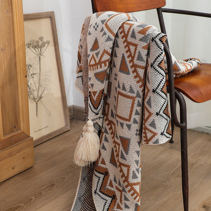 Vivolux | Boho Navajo Sonnenlicht Tagesdecke