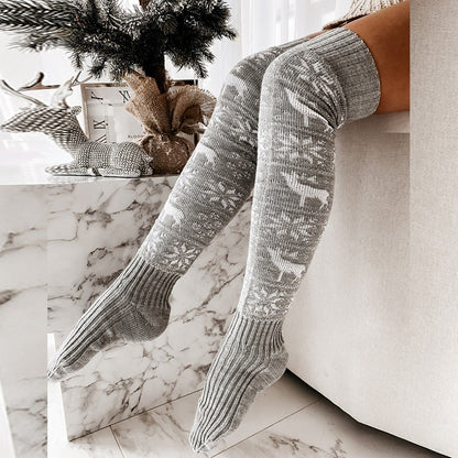 Weihnachtsmuster Socken | Warm & Stilvoll | Perfekt für Wintertage