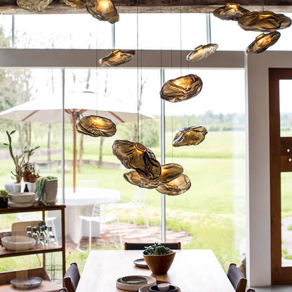 Vivolux | CloudNova Glas Pendelleuchte | Modernes Design | Einzigartiger Wolken-Look | Stimmungsvolle Beleuchtung