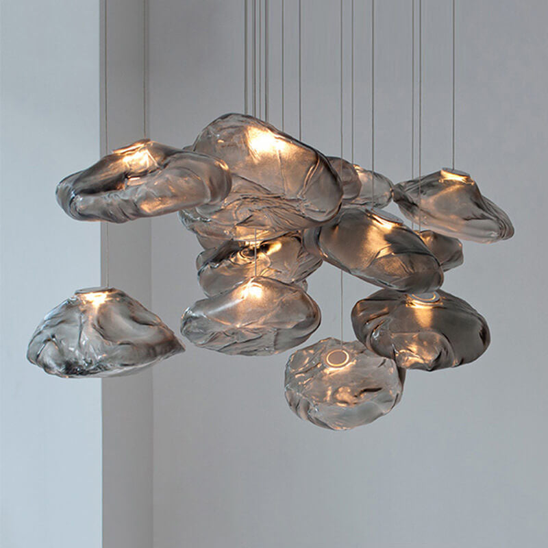 Vivolux | CloudNova Glas Pendelleuchte | Modernes Design | Einzigartiger Wolken-Look | Stimmungsvolle Beleuchtung