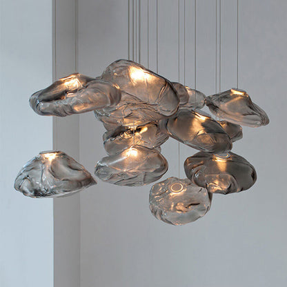 Vivolux | CloudNova Glas Pendelleuchte | Modernes Design | Einzigartiger Wolken-Look | Stimmungsvolle Beleuchtung