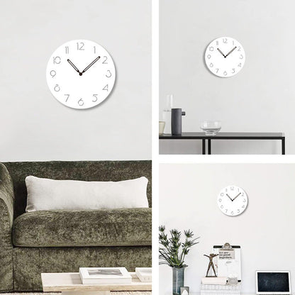 Vivolux | Atmosphärische LED-Licht stille Wanddekor Uhr