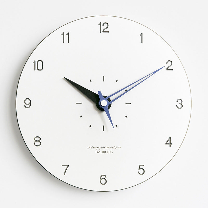 Vivolux | Frendorf™ Minimalistische Moderne Runde Wanddeko Stille Uhr
