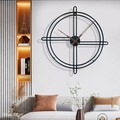 Vivolux | Nordische dekorative große Wanduhr für das Wohnzimmer 23 Zoll