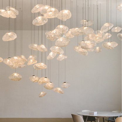 Vivolux | CloudNova Glas Pendelleuchte | Modernes Design | Einzigartiger Wolken-Look | Stimmungsvolle Beleuchtung