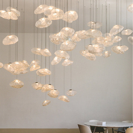 Vivolux | CloudNova Glas Pendelleuchte | Modernes Design | Einzigartiger Wolken-Look | Stimmungsvolle Beleuchtung