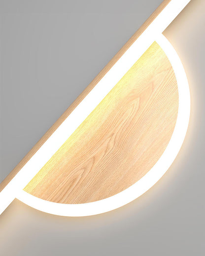 Vivolux | Moderne Wandlampe aus Holzbogen