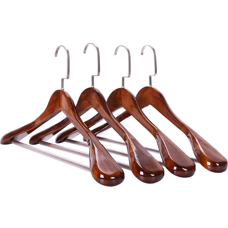 Oaklee Élite – Luxe Holz Kleiderbügel mit Raffiniertem Design