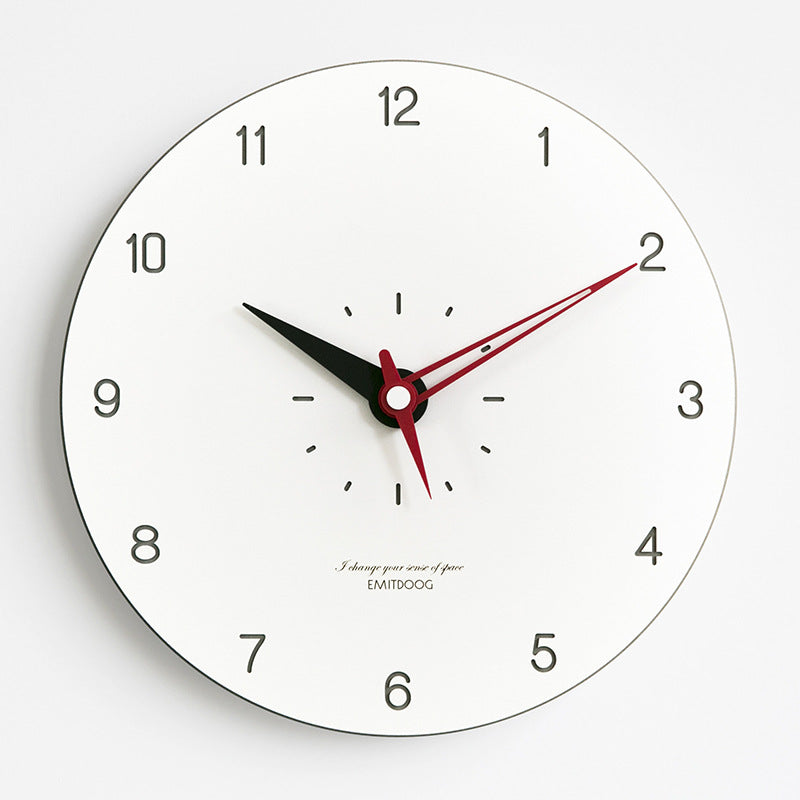 Vivolux | Frendorf™ Minimalistische Moderne Runde Wanddeko Stille Uhr