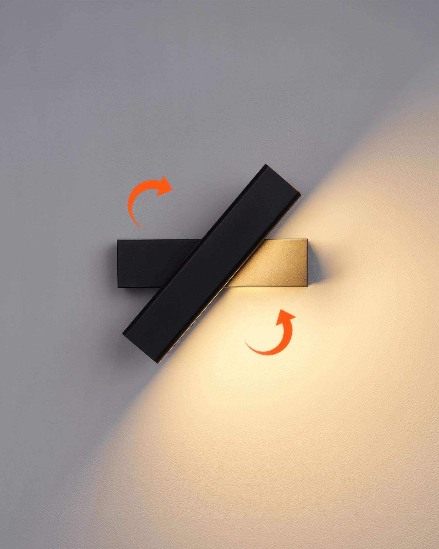 Vivolux | Drehbare Wandlampe mit nordischer Holzmaserung