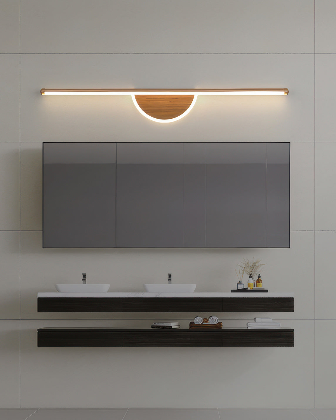 Vivolux | Moderne Wandlampe aus Holzbogen