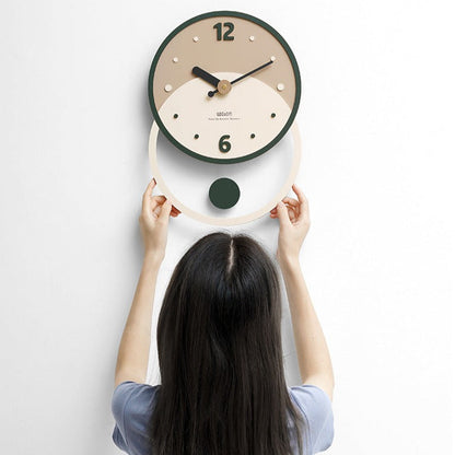 Vivolux | Nordic Minimalist Wanddekoration Uhr für das Wohnzimmer