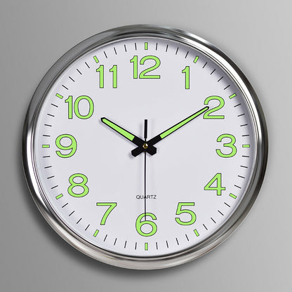 Vivolux | Leuchtende Klassenzimmer Stille Wanduhr 30 cm