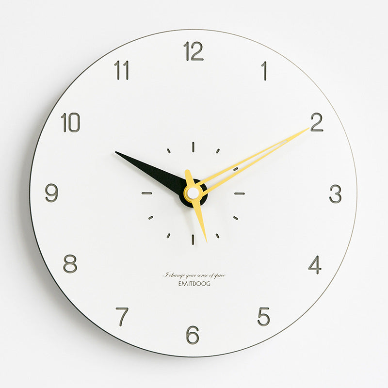 Vivolux | Frendorf™ Minimalistische Moderne Runde Wanddeko Stille Uhr