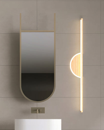 Vivolux | Moderne Wandlampe aus Holzbogen