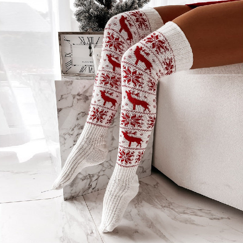 Weihnachtsmuster Socken | Warm & Stilvoll | Perfekt für Wintertage