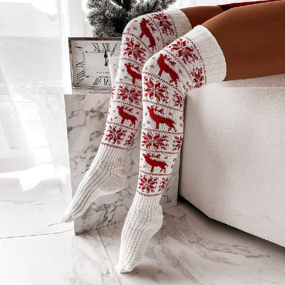 Weihnachtsmuster Socken | Warm & Stilvoll | Perfekt für Wintertage