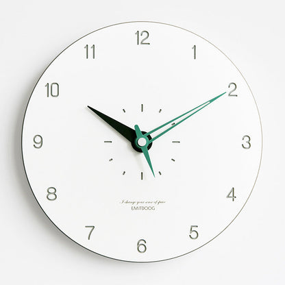 Vivolux | Frendorf™ Minimalistische Moderne Runde Wanddeko Stille Uhr
