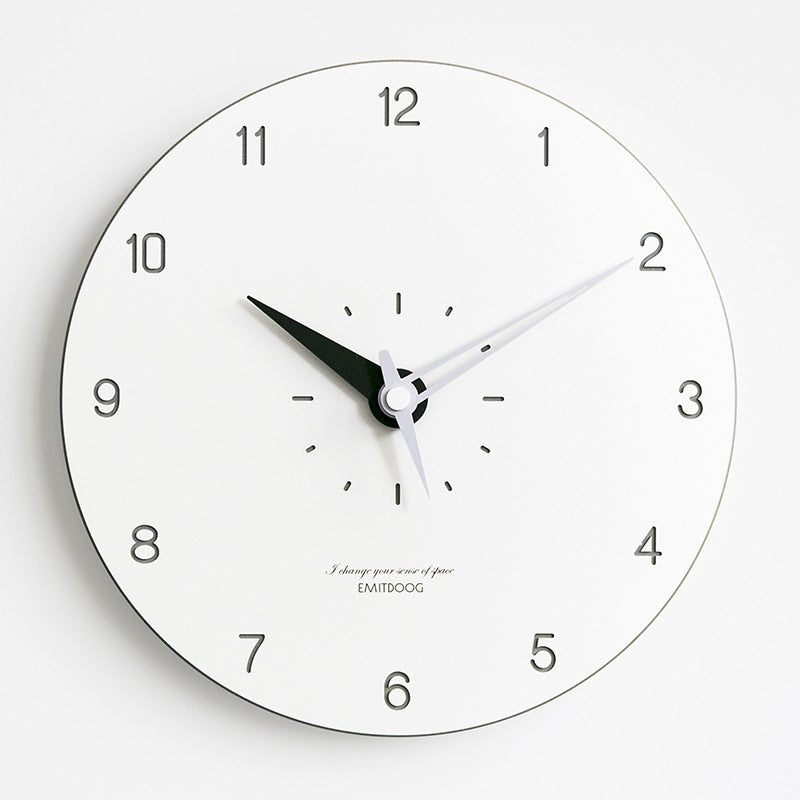 Vivolux | Frendorf™ Minimalistische Moderne Runde Wanddeko Stille Uhr