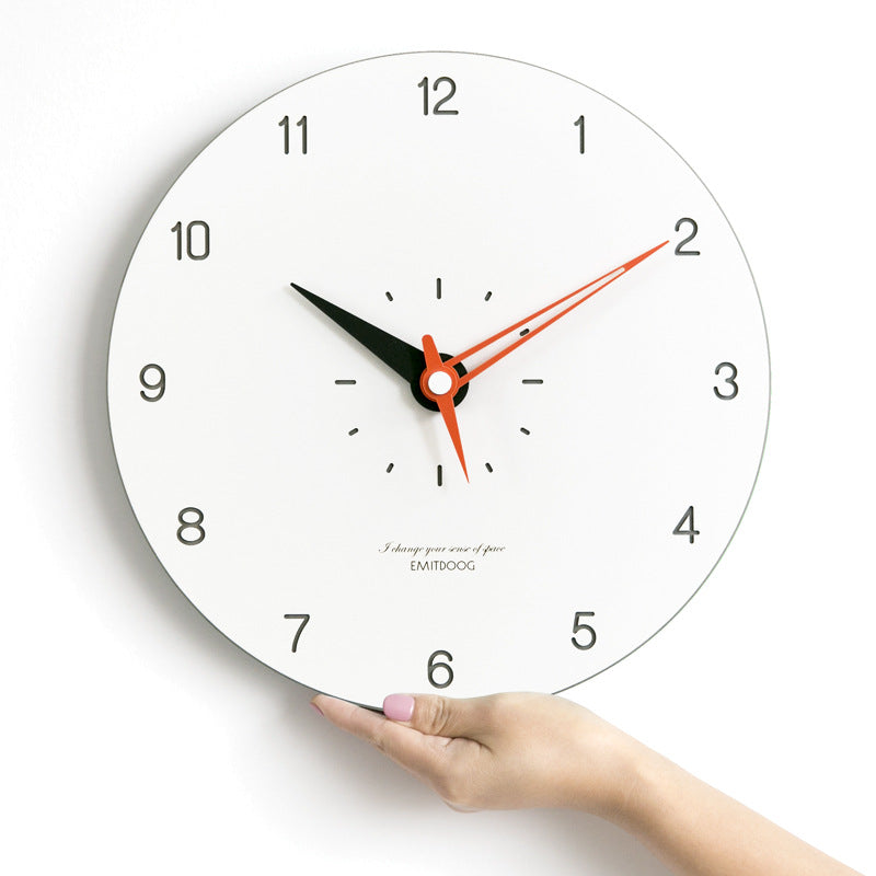 Vivolux | Frendorf™ Minimalistische Moderne Runde Wanddeko Stille Uhr
