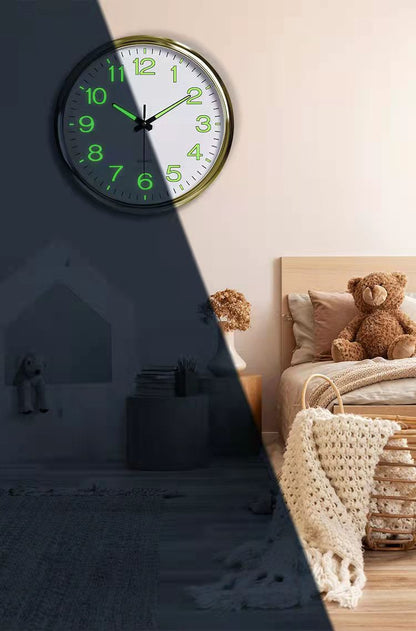 Vivolux | Leuchtende Klassenzimmer Stille Wanduhr 30 cm