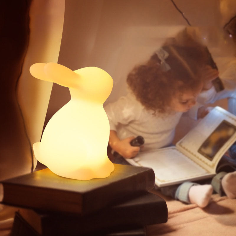 Vivolux | Zeitgenössische kreative Rabbit PE LED Tischlampe für das Schlafzimmer