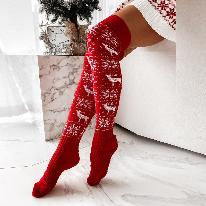 Weihnachtsmuster Socken | Warm & Stilvoll | Perfekt für Wintertage