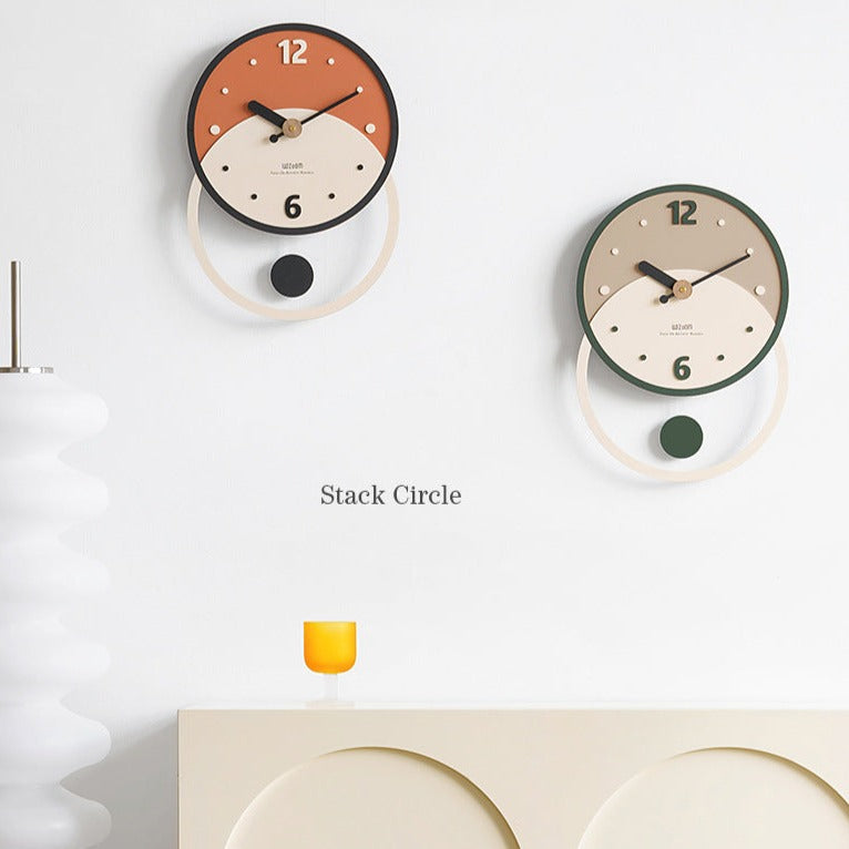 Vivolux | Nordic Minimalist Wanddekoration Uhr für das Wohnzimmer