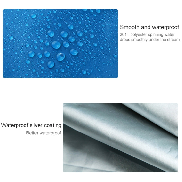 Vivolux | Multifunktionale Outdoor-Wasserdichte Sonnencreme Strandmarkise Zelt Sonnenschutz Pergola (Blau)