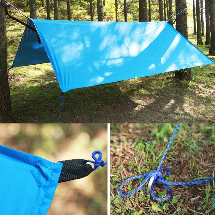 Vivolux | Multifunktionale Outdoor-Wasserdichte Sonnencreme Strandmarkise Zelt Sonnenschutz Pergola (Blau)