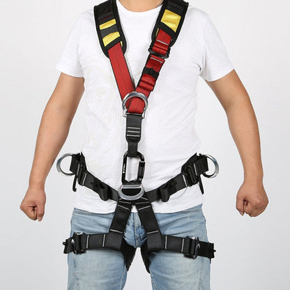 Vivolux | XINDA XDA9516 Outdoor Klettern Polyester Hochfestes Draht Verstellbarer Abstieg Ganzkörper Sicherheitsgurt