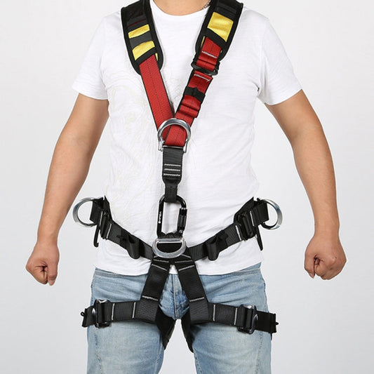 Vivolux | XINDA XDA9516 Outdoor Klettern Polyester Hochfestes Draht Verstellbarer Abstieg Ganzkörper Sicherheitsgurt