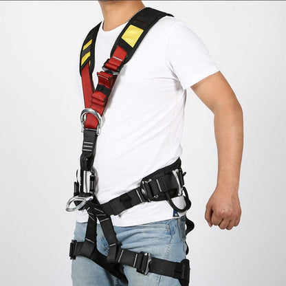 Vivolux | XINDA XDA9516 Outdoor Klettern Polyester Hochfestes Draht Verstellbarer Abstieg Ganzkörper Sicherheitsgurt