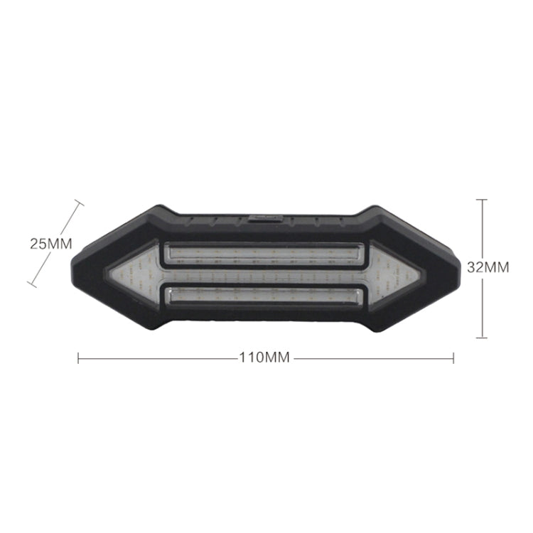 Vivolux | Fahrrad Rücklicht Intelligente Drahtlose Fernbedienung Blinklicht Warnlicht