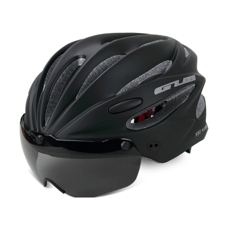 Vivolux | GUB K80 Plus Fahrradhelm mit Visier und Brille (Schwarz)
