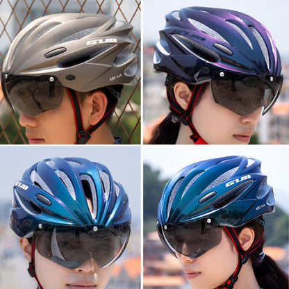 Vivolux | GUB K80 Plus Fahrradhelm mit Visier und Goggles (Weiß)