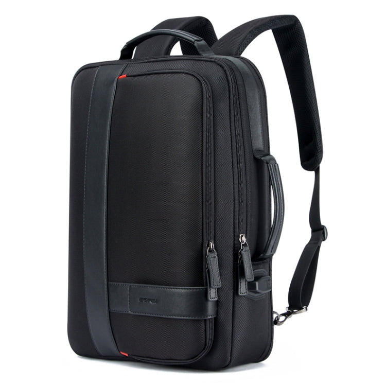 Vivolux | Bopai 751-006561 Große Kapazität Business Casual Atmungsaktive Laptop-Rucksack mit externem USB-Anschluss, Größe: 29 x 16 x 44 cm (Schwarz)