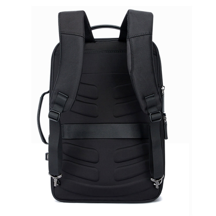 Vivolux | Bopai 751-006561 Große Kapazität Business Casual Atmungsaktive Laptop-Rucksack mit externem USB-Anschluss, Größe: 29 x 16 x 44 cm (Schwarz)