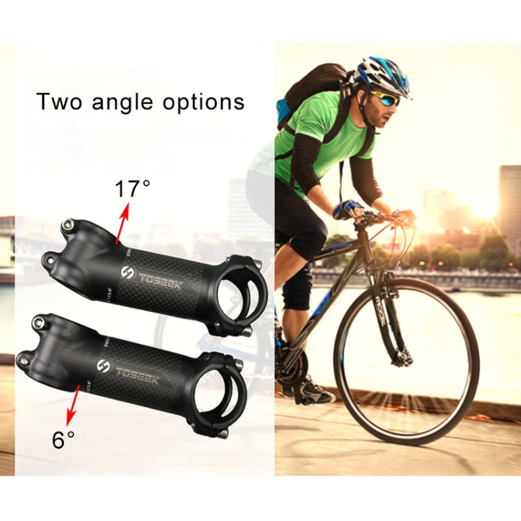 Vivolux | TOSEEK Straßen-Mountainbike Ultraleicht Vorbau Riser Wasserhahn, Größe: 6 Grad, 80mm (Matt)