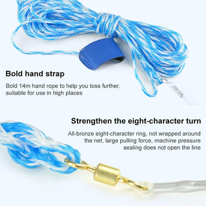 Vivolux | 360 Fliegende Scheibe Monofilament Angelnetz, Höhe: 1,8 m