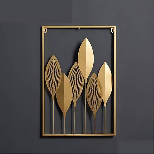Vivolux | LuxiLeaf - Goldene Wanddekoration